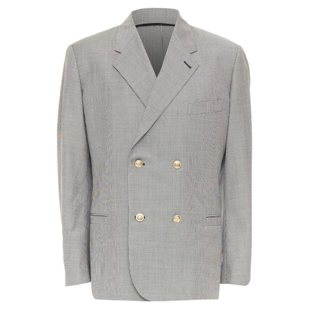 Versace Wool Houndstooth Blazer